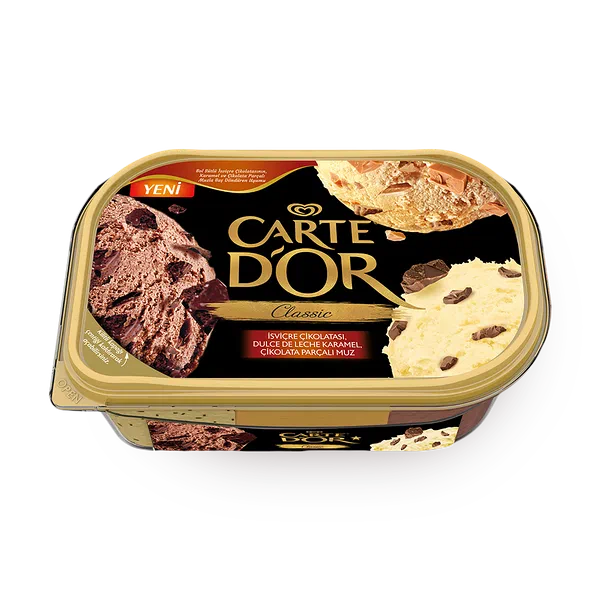 Мороженое Carte Dor Швейцарский шоколад, карамель и банан