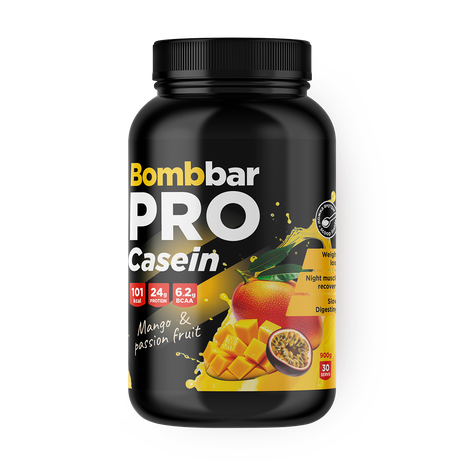Коктейль протеиновый Bombbar Pro Casein манго-маракуйя