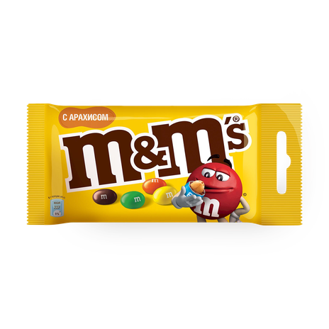 Шоколадное драже M&M's Арахис