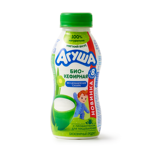 Продукт био-кефирный «Агуша» без добавления сахара с 8 месяцев