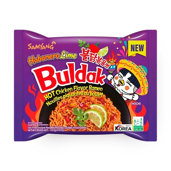 Лапша Samyang Hot Chicken со вкусом лайма Bukdak