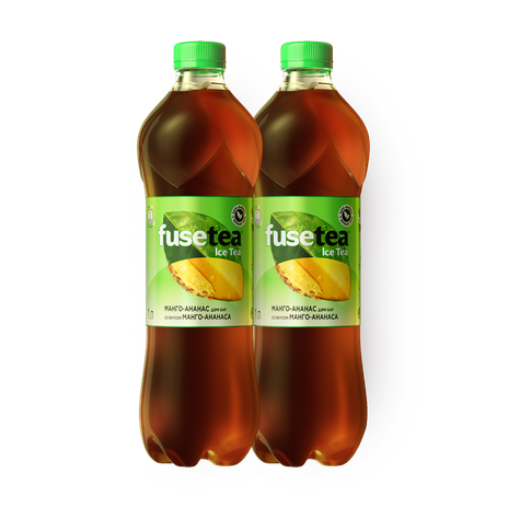 Холодный чай Fuse tea манго-ананас, 1L 2шт