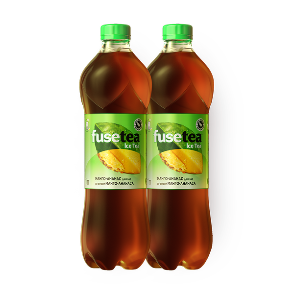 Холодный чай Fuse tea манго-ананас, 1L 2шт