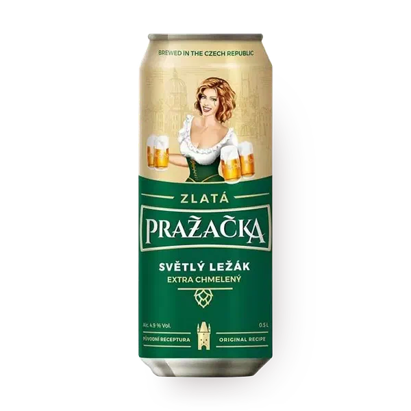 Пиво Prazacka Zlata 4,9%