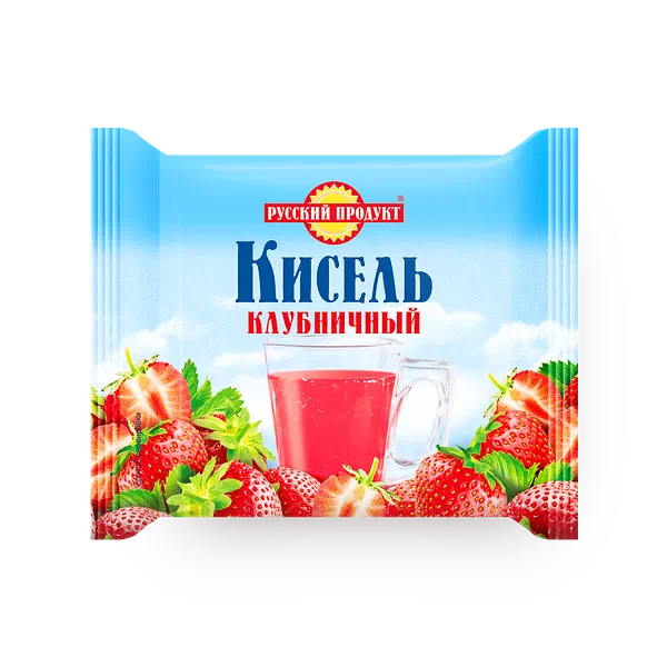 Кисель Русский продукт клубничный брикет