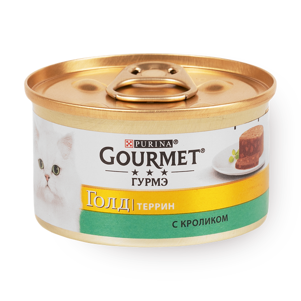 Корм для кошек Gourmet Gold кролик