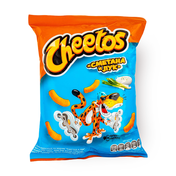 Снеки кукурузные Cheetos со вкусом сметаны и лука