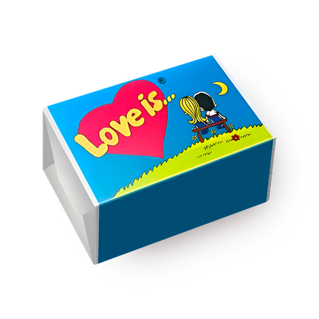 Жевательная резинка Love Is банан-клубника