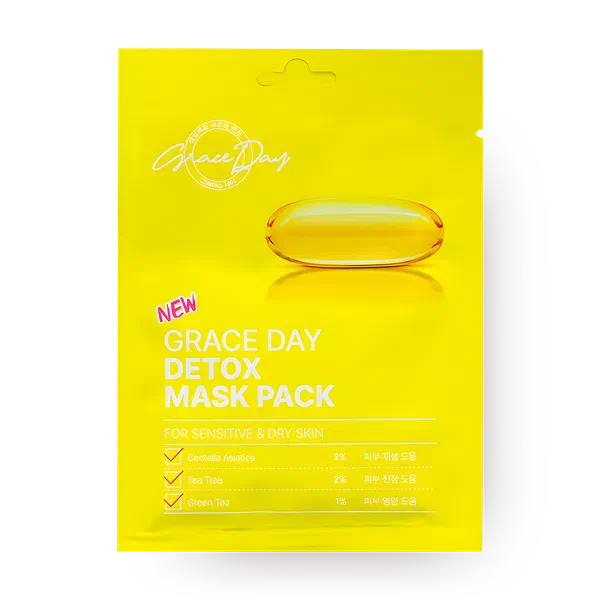 Маска для лица Grace Day Detox успокаивающая для всех типов кожи