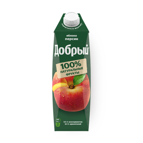 Нектар Персик-яблоко «Добрый»