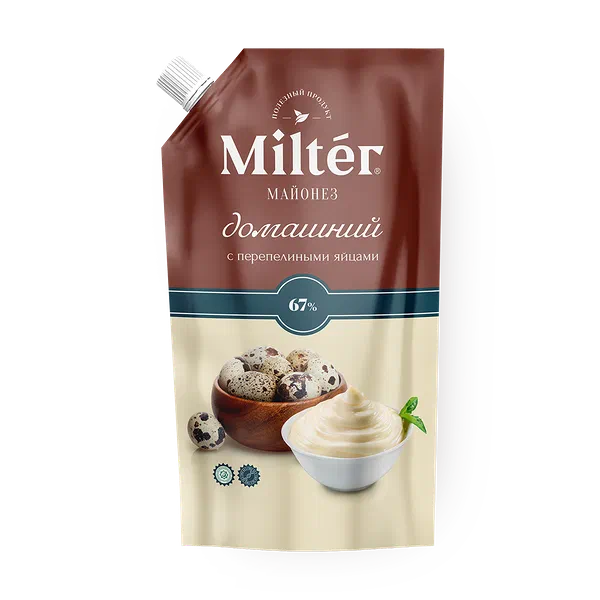 Майонез Домашний Milter с перепелиными яйцами 67%