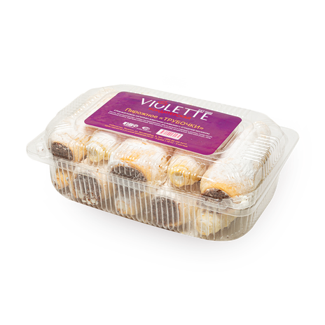 Пирожное Трубочки Violette Сonfecionery замороженное