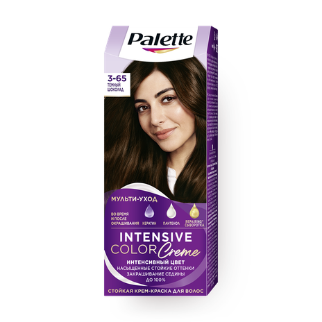 Крем-краска для волос Palette Intensive Color Creme 3-65 тёмный шоколад