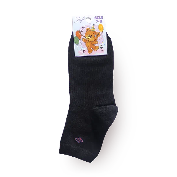 Носки детские для мальчиков Juft чёрные 7-8