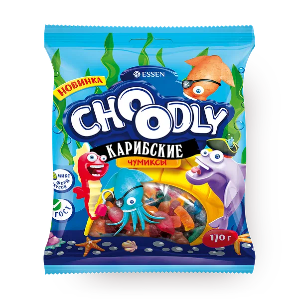 Мармелад жевательный Карибские чумиксы Choodly Essen