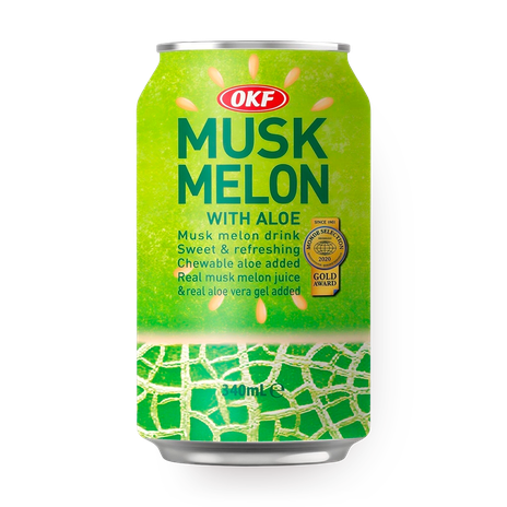 Напиток сокосодержащий Musk Melon OKF с алоэ