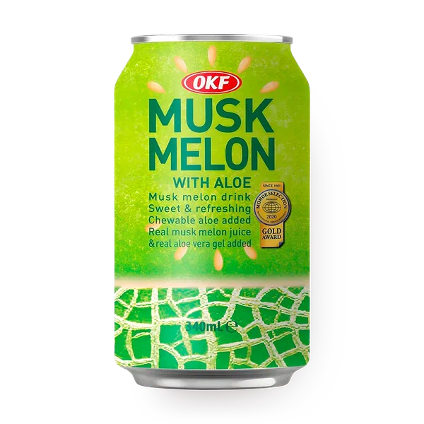 Напиток сокосодержащий Musk Melon OKF с алоэ