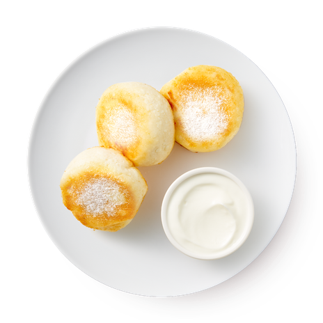 Сырники с греческим йогуртом «Из Лавки»