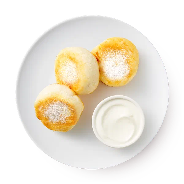 Сырники с греческим йогуртом «Из Лавки»