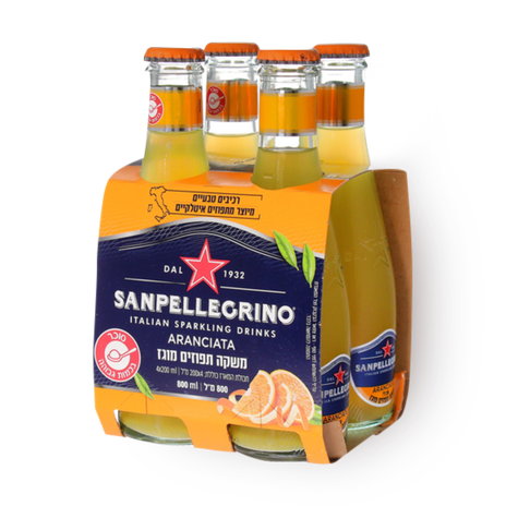 San Pellegrino orange flavored carbonated drink