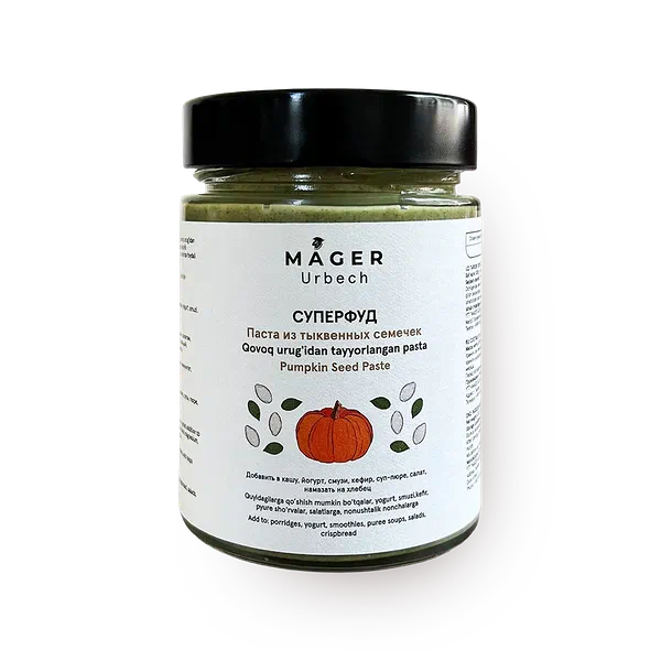 Крем-паста из тыквенных семечек Mager Урбеч без сахара