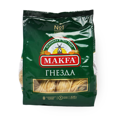 Макарон Талятeллe Лапша гнёзда «Макфа»