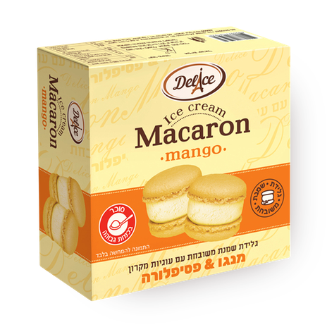 ICE CREAM MACARON MANGO