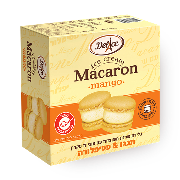 ICE CREAM MACARON MANGO