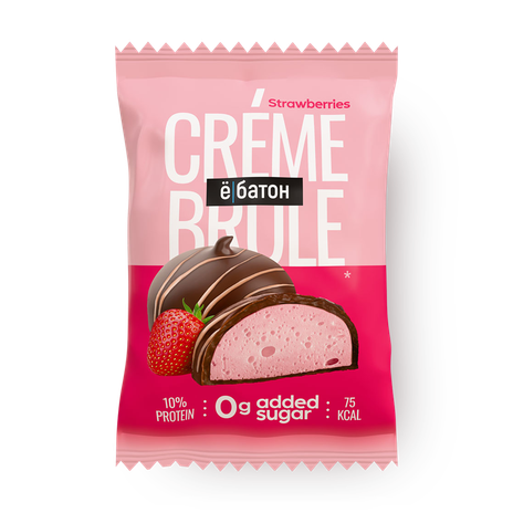 Десерт «Ё|Батон» Crеme Brule клубника