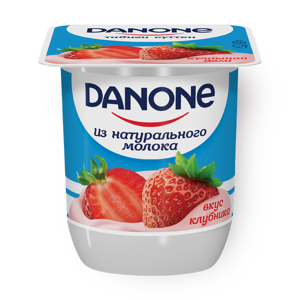 Йогурт Danone клубника