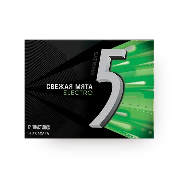 Жевательная резинка Wrigley's 5 свежая мята