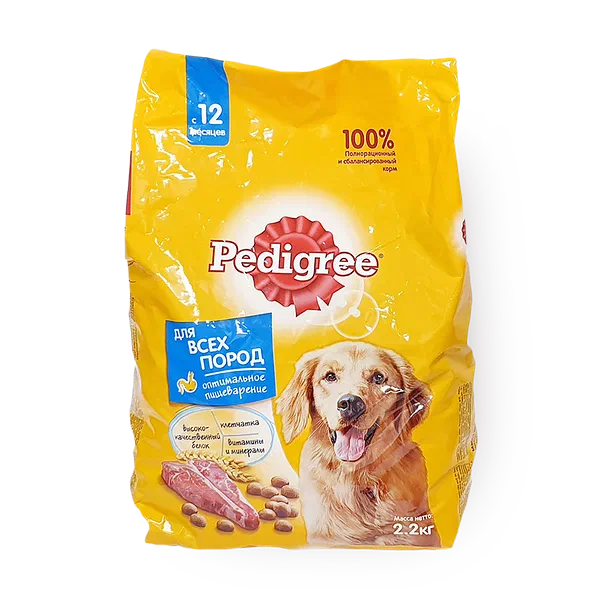 Сухой корм для взрослых собак всех пород Pedigree говядина