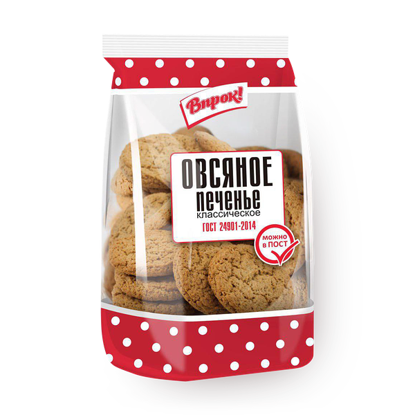 Печенье овсяное Классическое «Впрок!»