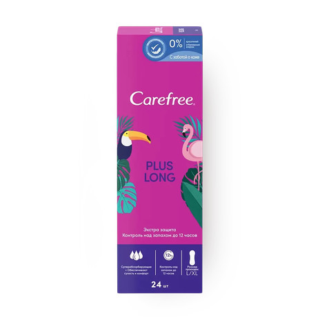 Прокладки ежедневные Carefree Plus Long