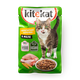 Влажный корм для кошек Kitekat Аппетитная курочка в желе