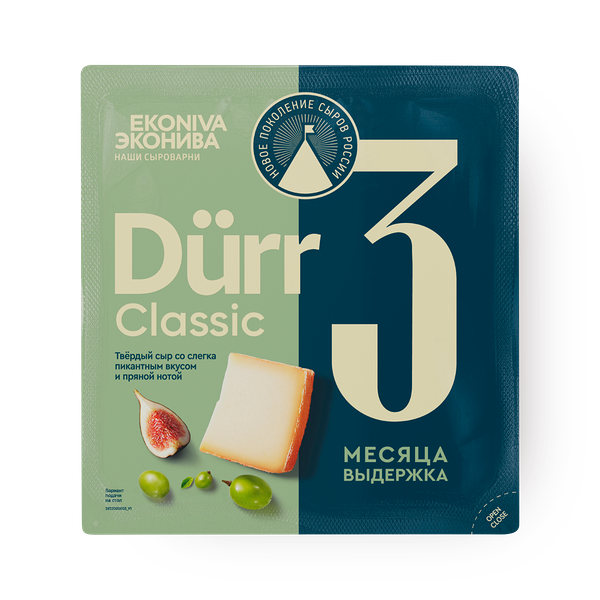 Сыр твёрдый Дюрр «Эконива» 50%