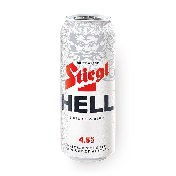 Пиво светлое Stiegl Hell 4,5%