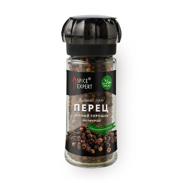 Перец чёрный горошек Spice Expert мельница