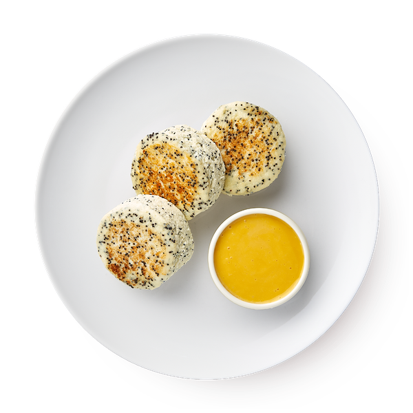 Сырники с маком и манговой сгущёнкой «Из Лавки»