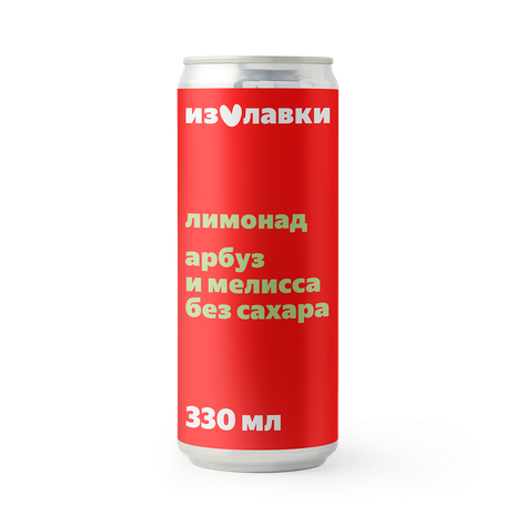 Лимонад с пребиотиком «Из Лавки» арбуз-мелисса