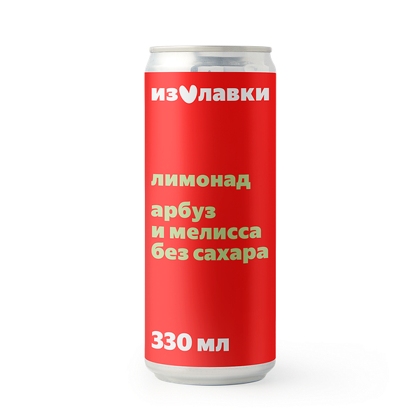 Лимонад с пребиотиком «Из Лавки» арбуз-мелисса