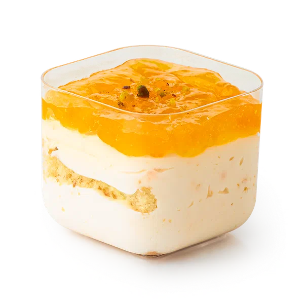 Десерт Кейк-бокс «Вкусная история» манго-мандарин замороженный