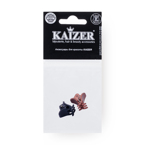 Заколка-краб Kaizer покрытие soft touch