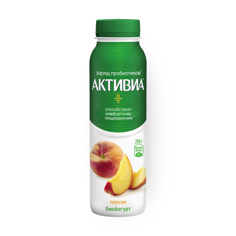 Йогурт питьевой Activia персик