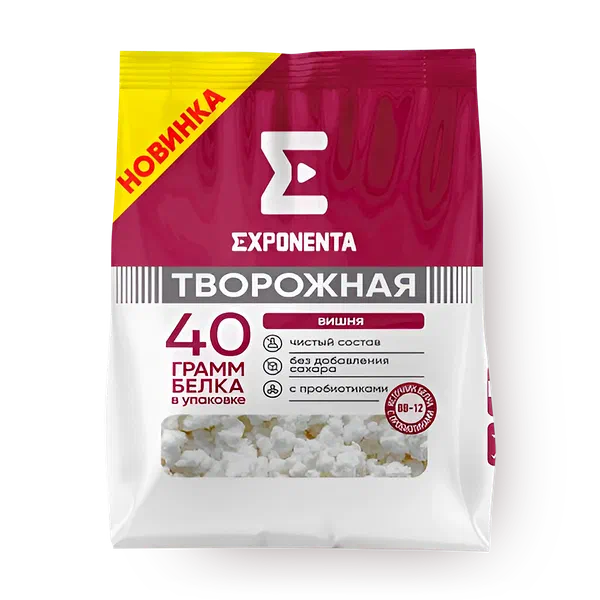 Творожная масса Exponenta вишня