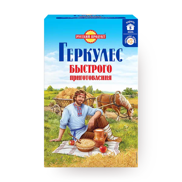 Хлопья овсяные Быстрого приготовления «Русский продукт» «Геркулес»
