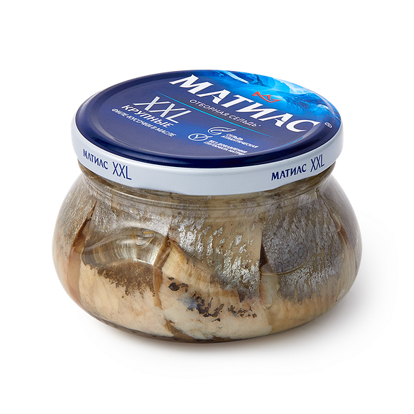 Сельдь в масле «Матиас» кусочки крупные XXL