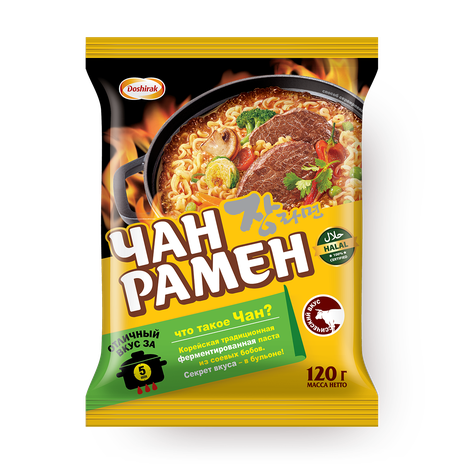 Лапша Чан Рамен Doshirak с говядиной