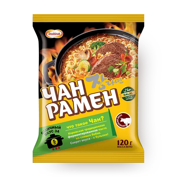 Лапша Чан Рамен Doshirak с говядиной