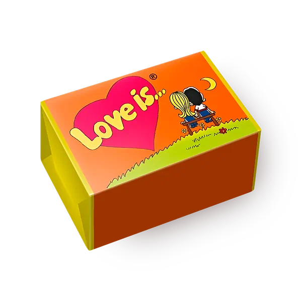 Жевательная резинка Love Is апельсин-ананас